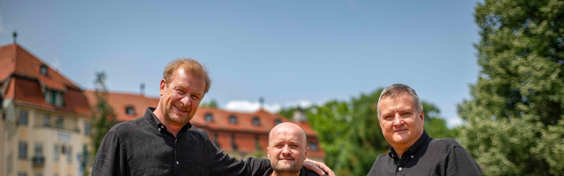 Martin Pechlát, Daniel Fischer a Tomáš Jeřábek vo filme Šviháci