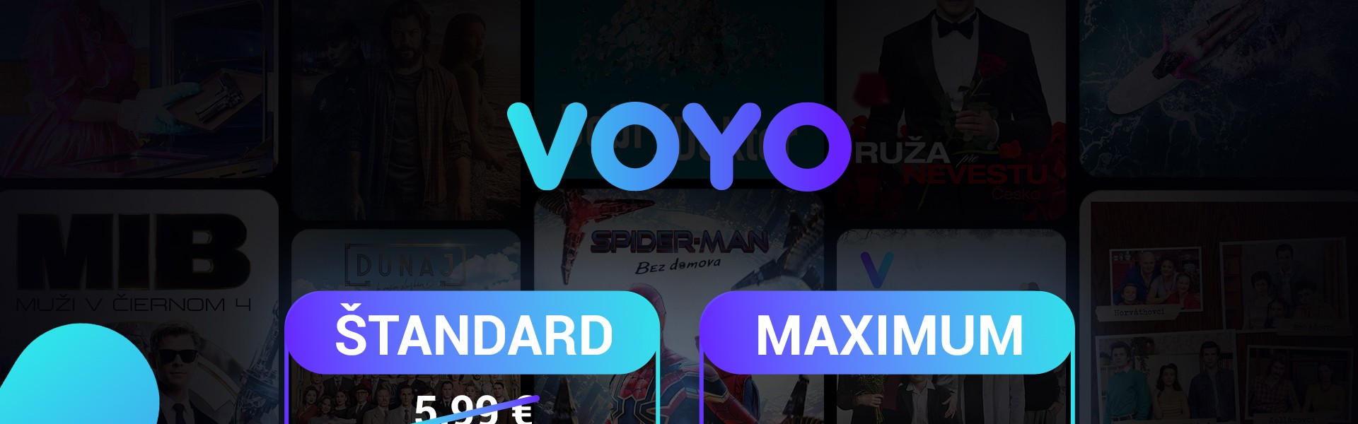Voyo - ceny predplatného