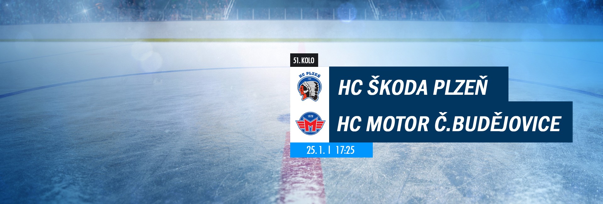 HC Škoda Plzeň – HC Motor České Budějovice (25. 1. 2022 17:25)