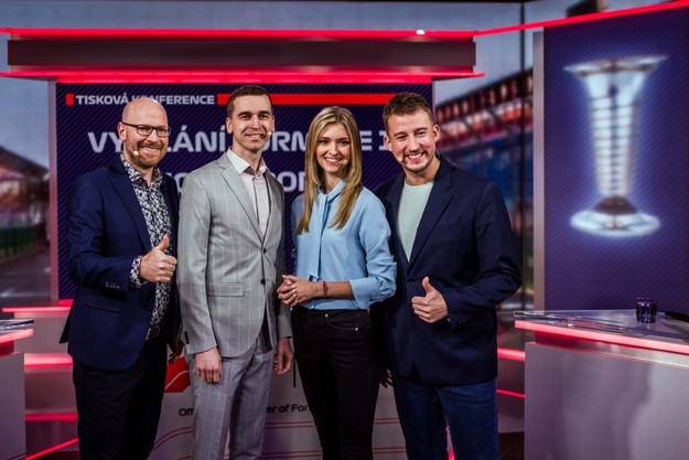 Števo Eisele, Pavel Fabry, Karolína Bulisová a Josef Král