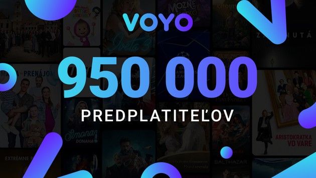 Voyo prekonalo hranicu 950-tisíc predplatiteľov a predstavuje novinky pre nadchádzajúcu sezónu