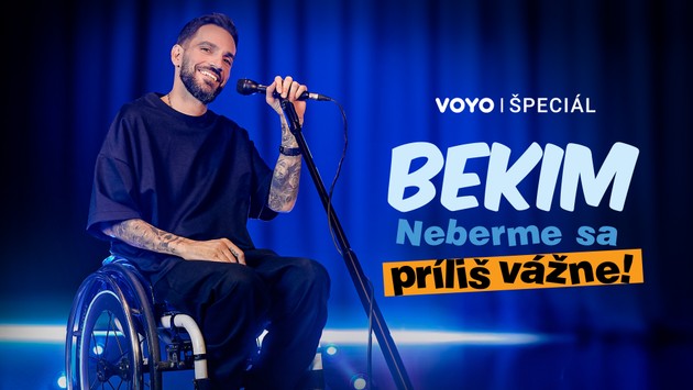 Bekim: Neberme sa príliš vážne! Stand-up komik prináša na Voyo štipľavý humor a životný nadhľad